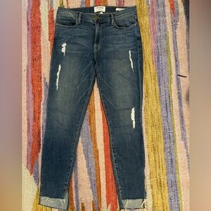 Frame Le High Skinny Jeans 28